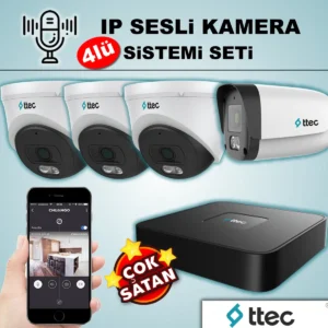 TTEC 4'lü IP Kamera Sistemi
